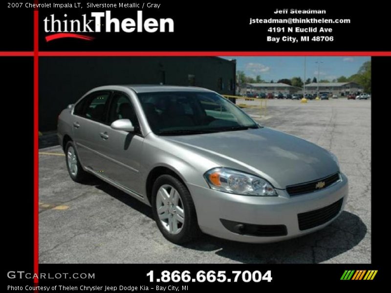 Silverstone Metallic / Gray 2007 Chevrolet Impala LT