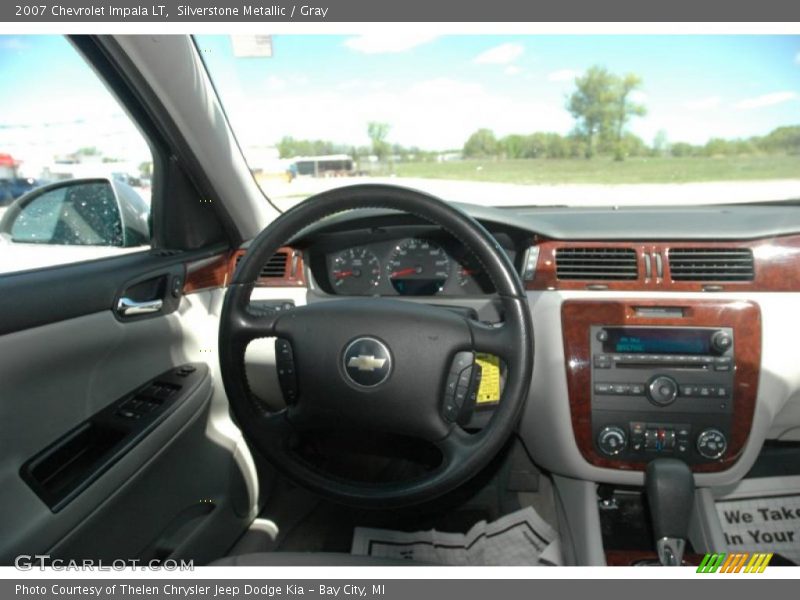 Silverstone Metallic / Gray 2007 Chevrolet Impala LT