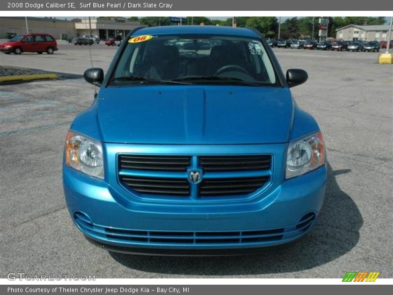 Surf Blue Pearl / Dark Slate Gray 2008 Dodge Caliber SE