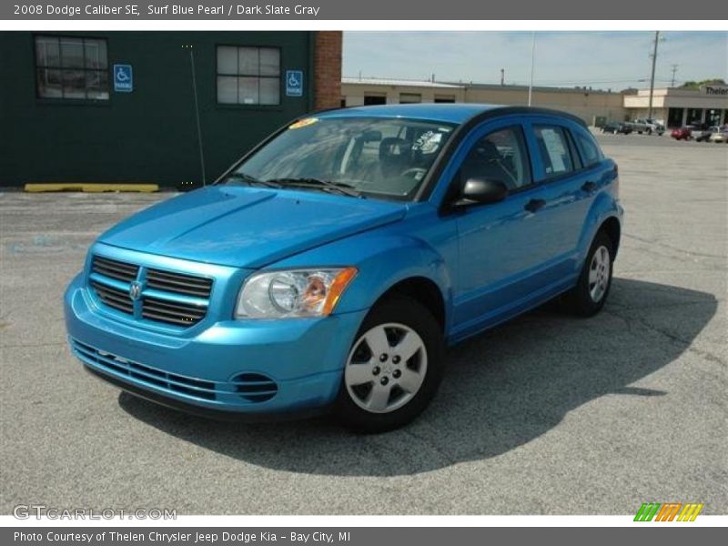 Surf Blue Pearl / Dark Slate Gray 2008 Dodge Caliber SE