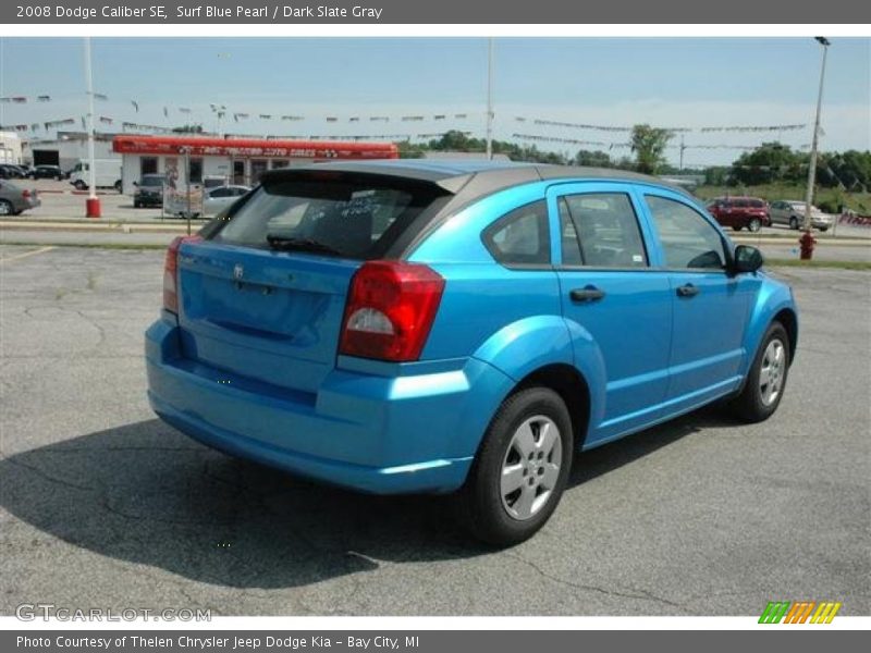 Surf Blue Pearl / Dark Slate Gray 2008 Dodge Caliber SE