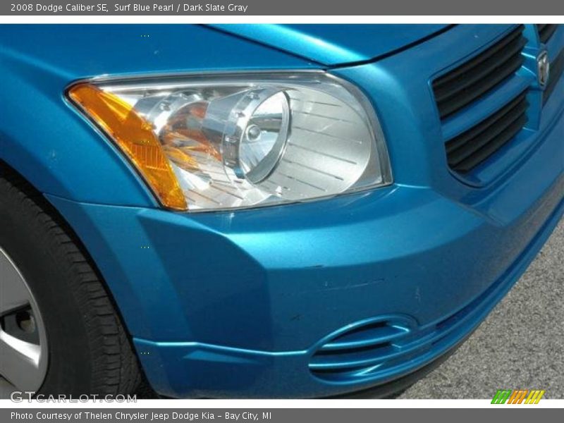 Surf Blue Pearl / Dark Slate Gray 2008 Dodge Caliber SE