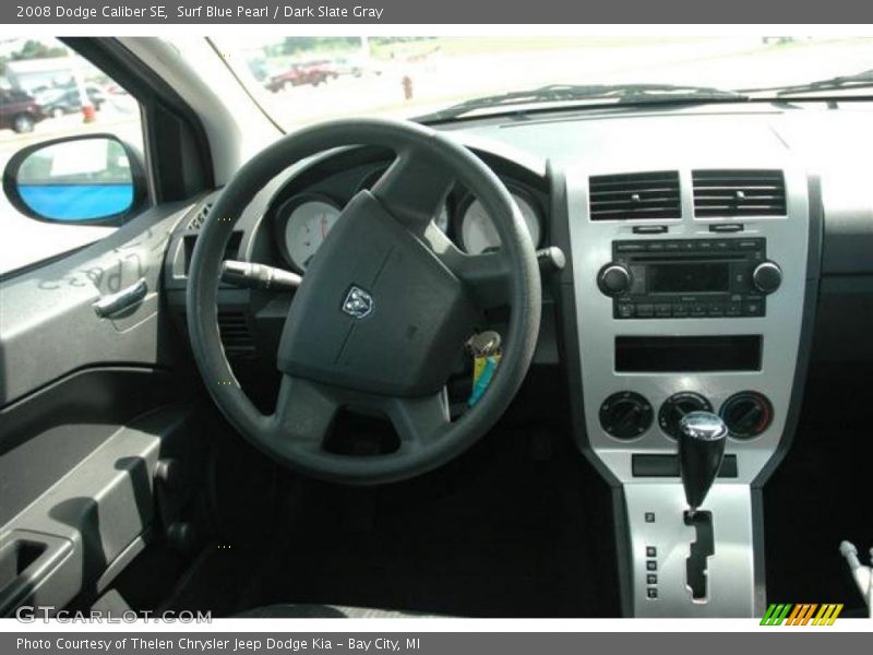 Surf Blue Pearl / Dark Slate Gray 2008 Dodge Caliber SE
