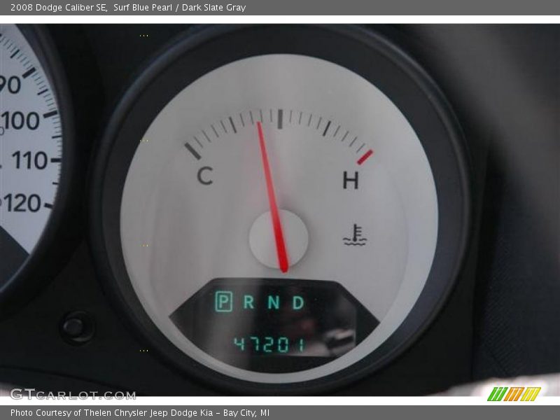 Surf Blue Pearl / Dark Slate Gray 2008 Dodge Caliber SE