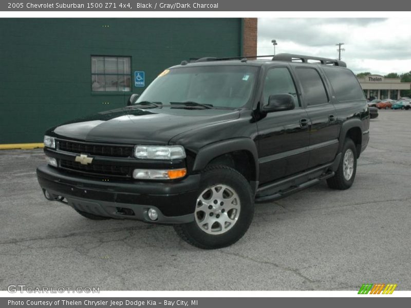 Black / Gray/Dark Charcoal 2005 Chevrolet Suburban 1500 Z71 4x4