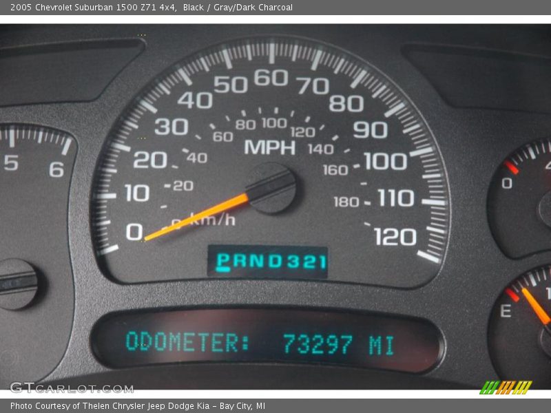 Black / Gray/Dark Charcoal 2005 Chevrolet Suburban 1500 Z71 4x4