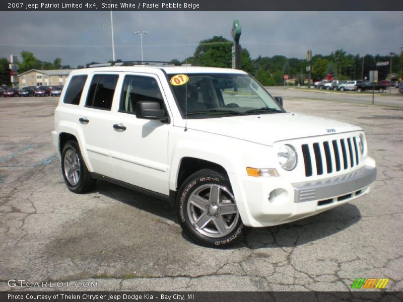 Stone White / Pastel Pebble Beige 2007 Jeep Patriot Limited 4x4