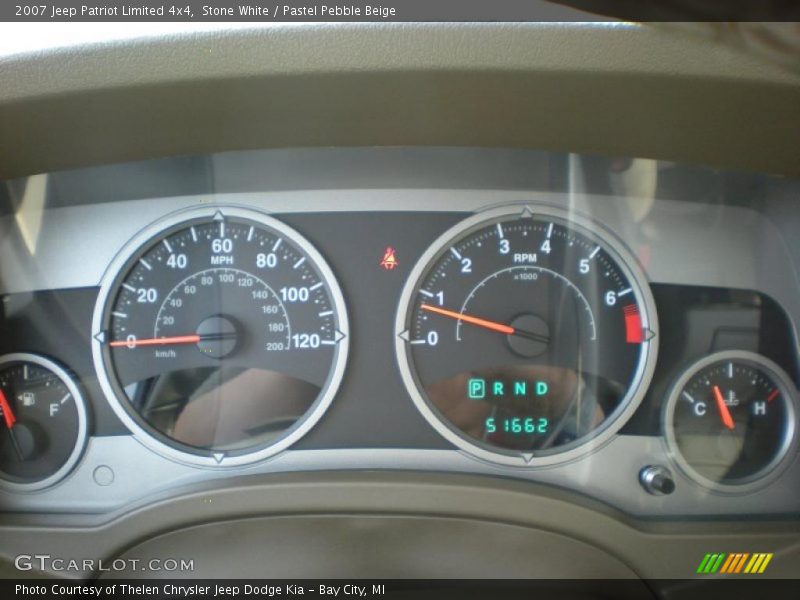 Stone White / Pastel Pebble Beige 2007 Jeep Patriot Limited 4x4