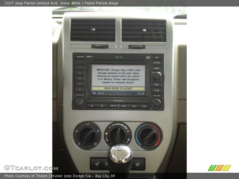 Stone White / Pastel Pebble Beige 2007 Jeep Patriot Limited 4x4