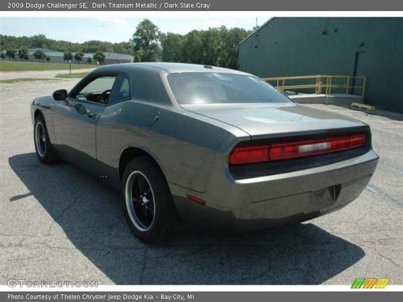 Dark Titanium Metallic / Dark Slate Gray 2009 Dodge Challenger SE
