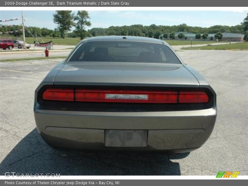 Dark Titanium Metallic / Dark Slate Gray 2009 Dodge Challenger SE