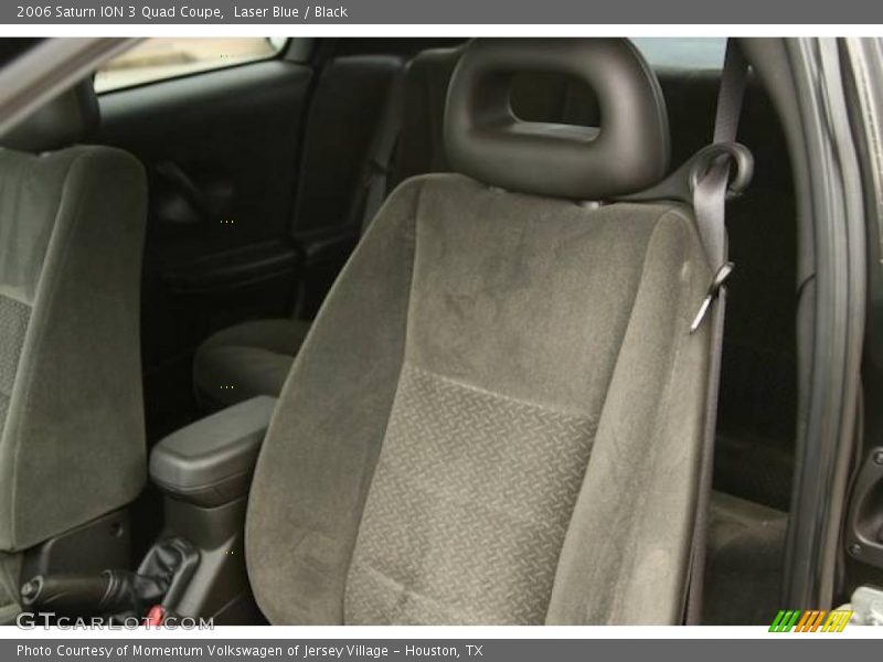 Laser Blue / Black 2006 Saturn ION 3 Quad Coupe