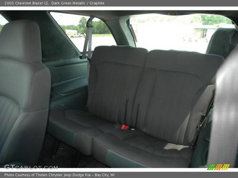 Dark Green Metallic / Graphite 2003 Chevrolet Blazer LS