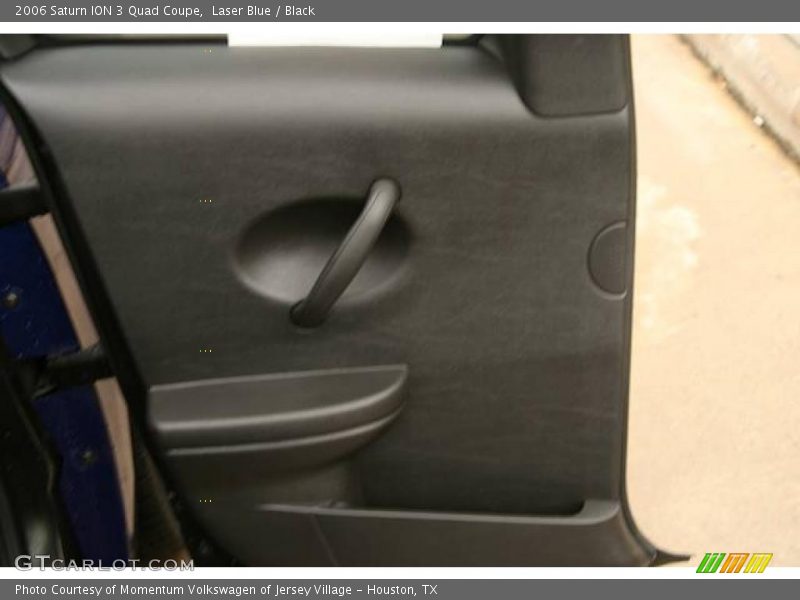 Laser Blue / Black 2006 Saturn ION 3 Quad Coupe