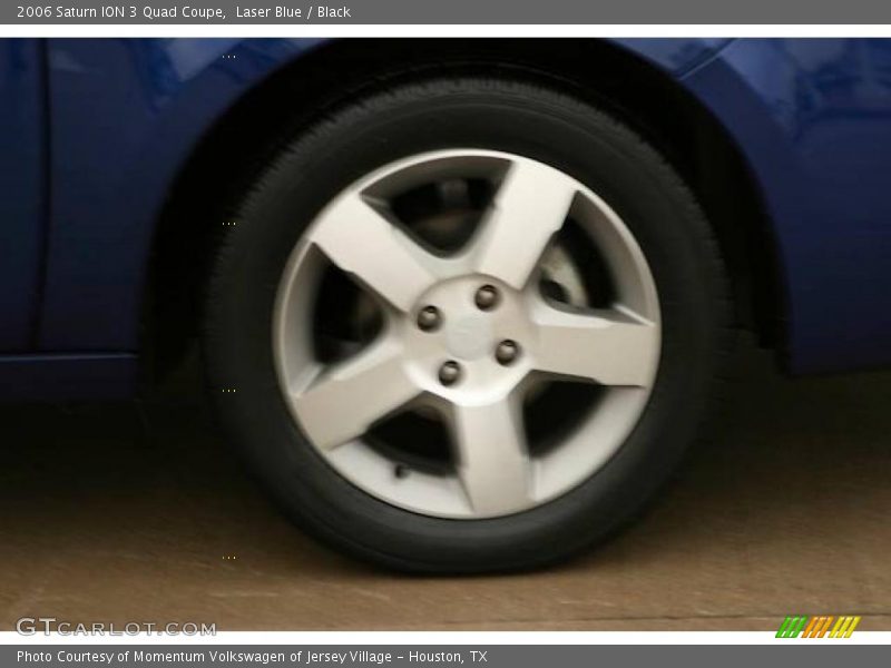 Laser Blue / Black 2006 Saturn ION 3 Quad Coupe
