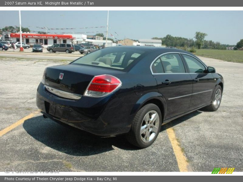 Midnight Blue Metallic / Tan 2007 Saturn Aura XE