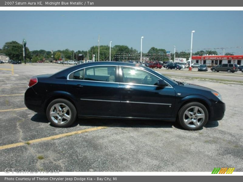 Midnight Blue Metallic / Tan 2007 Saturn Aura XE