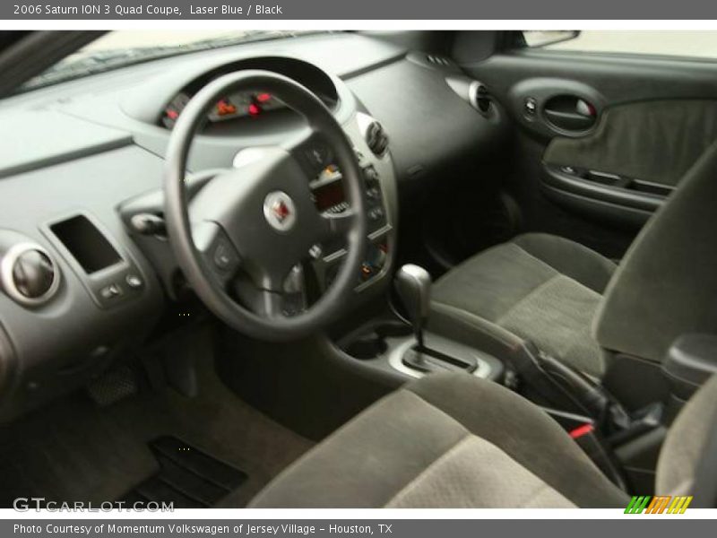 Laser Blue / Black 2006 Saturn ION 3 Quad Coupe