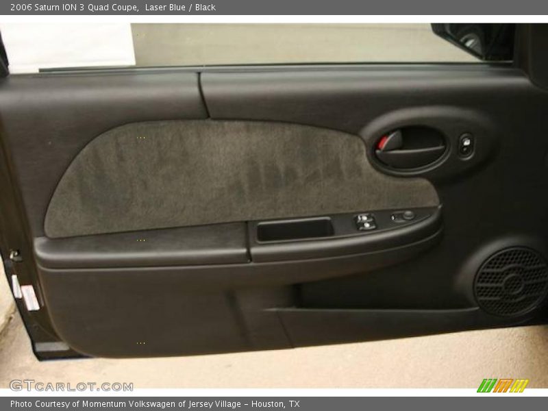 Laser Blue / Black 2006 Saturn ION 3 Quad Coupe