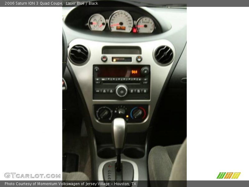 Laser Blue / Black 2006 Saturn ION 3 Quad Coupe
