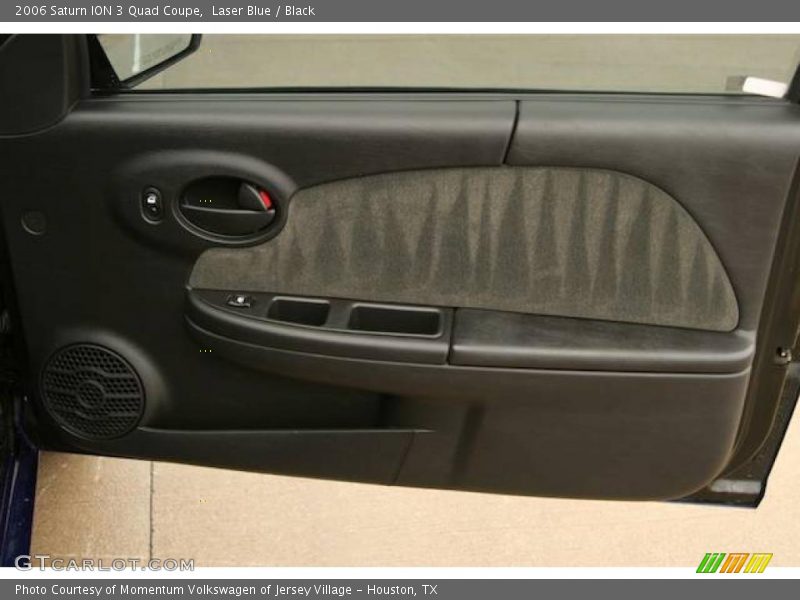Laser Blue / Black 2006 Saturn ION 3 Quad Coupe
