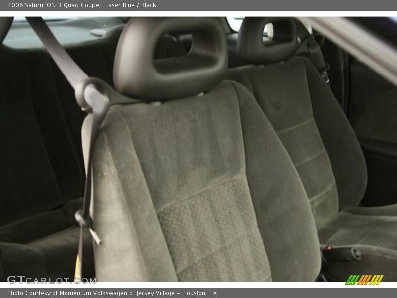 Laser Blue / Black 2006 Saturn ION 3 Quad Coupe