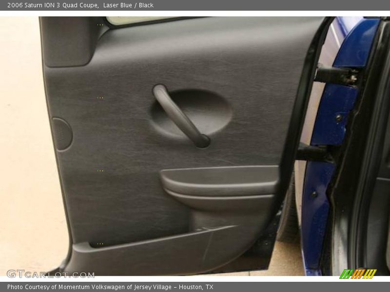 Laser Blue / Black 2006 Saturn ION 3 Quad Coupe