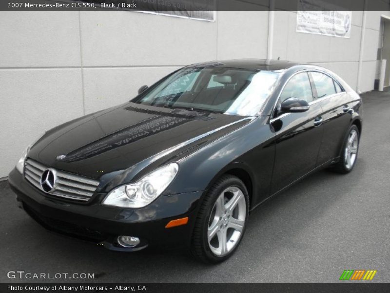 Black / Black 2007 Mercedes-Benz CLS 550