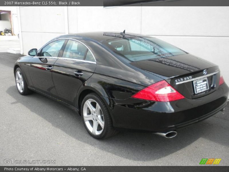 Black / Black 2007 Mercedes-Benz CLS 550