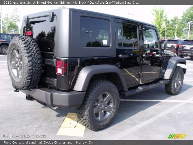 Black / Dark Slate Gray/Medium Slate Gray 2010 Jeep Wrangler Unlimited Mountain Edition 4x4