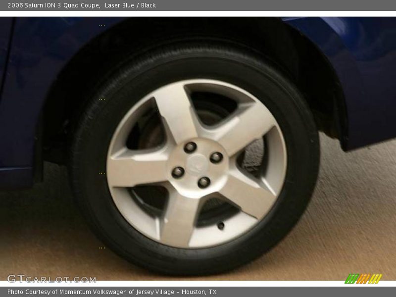Laser Blue / Black 2006 Saturn ION 3 Quad Coupe