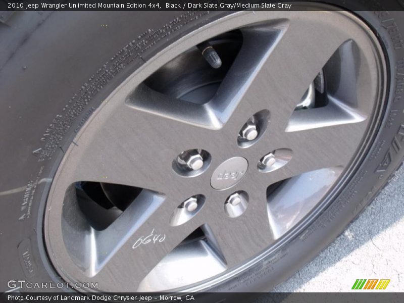 Black / Dark Slate Gray/Medium Slate Gray 2010 Jeep Wrangler Unlimited Mountain Edition 4x4