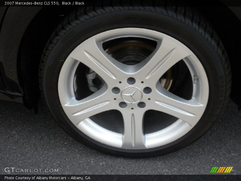 Black / Black 2007 Mercedes-Benz CLS 550