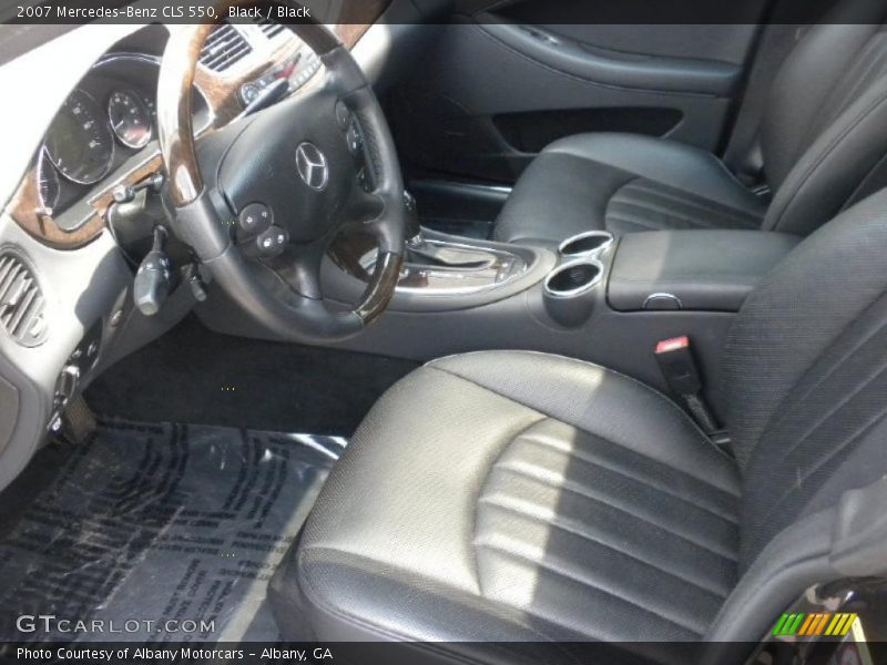 Black / Black 2007 Mercedes-Benz CLS 550