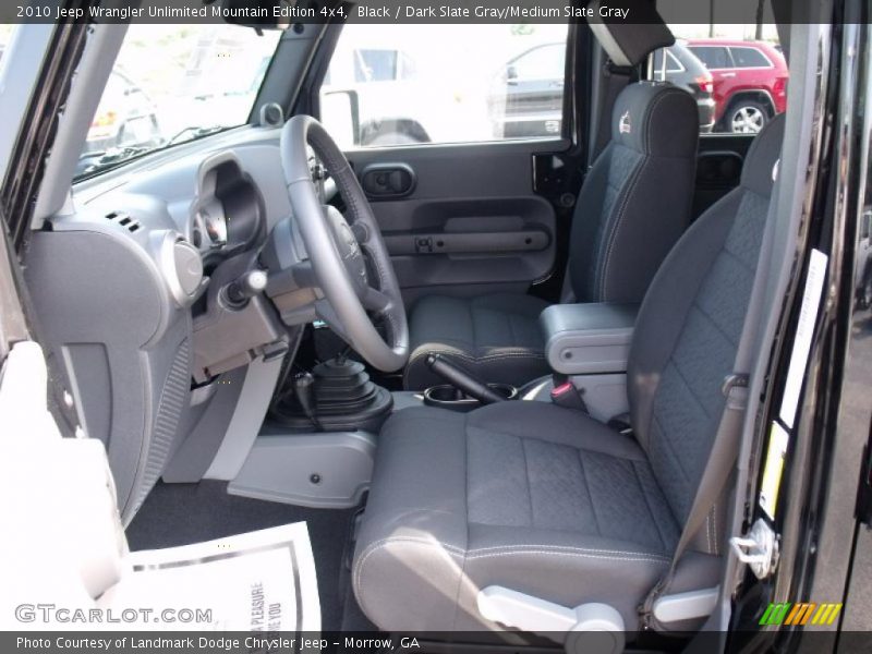 Black / Dark Slate Gray/Medium Slate Gray 2010 Jeep Wrangler Unlimited Mountain Edition 4x4