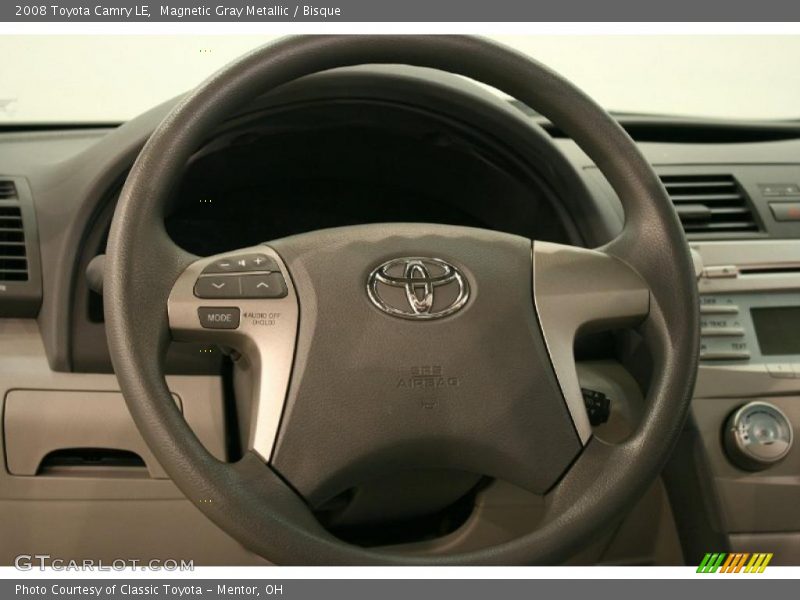 Magnetic Gray Metallic / Bisque 2008 Toyota Camry LE