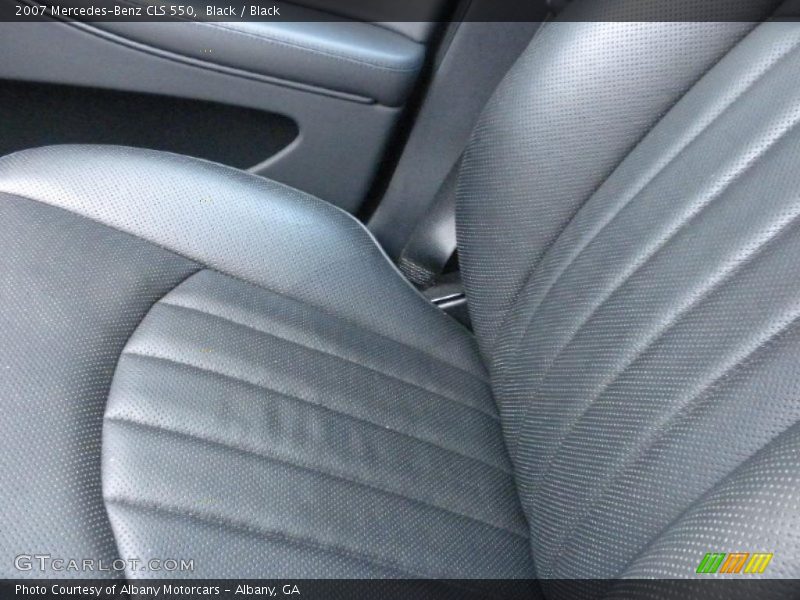 Black / Black 2007 Mercedes-Benz CLS 550