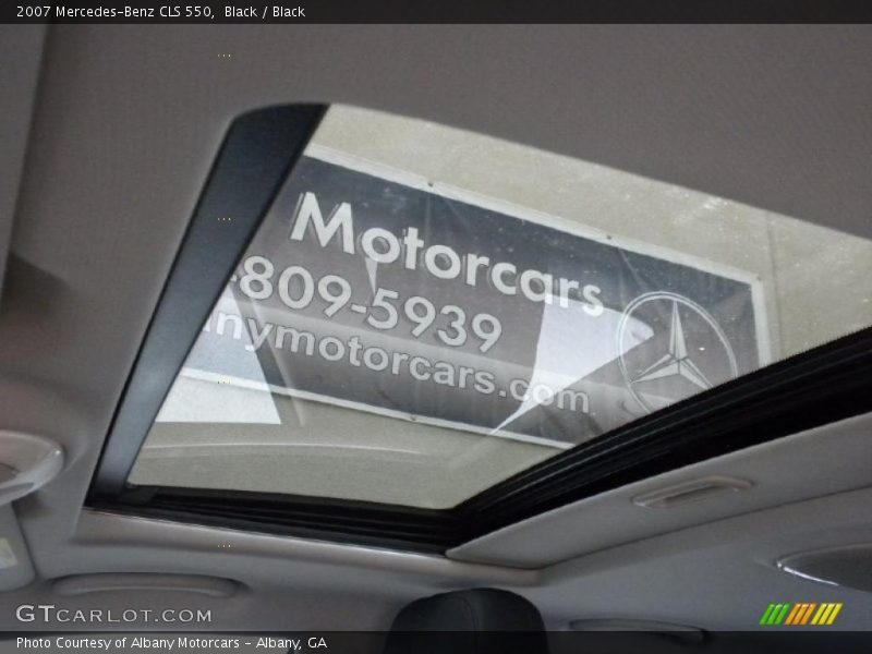 Black / Black 2007 Mercedes-Benz CLS 550