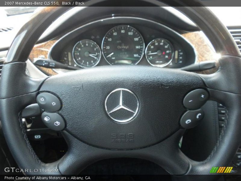 Black / Black 2007 Mercedes-Benz CLS 550
