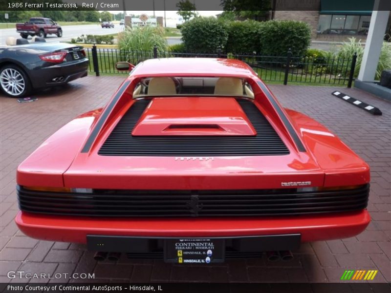 Red / Cream 1986 Ferrari Testarossa