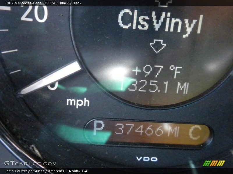 Black / Black 2007 Mercedes-Benz CLS 550