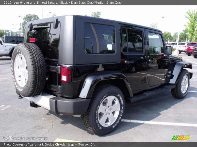 Black / Dark Slate Gray/Medium Slate Gray 2010 Jeep Wrangler Unlimited Sahara