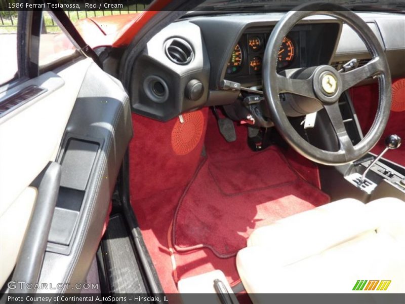  1986 Testarossa  Cream Interior