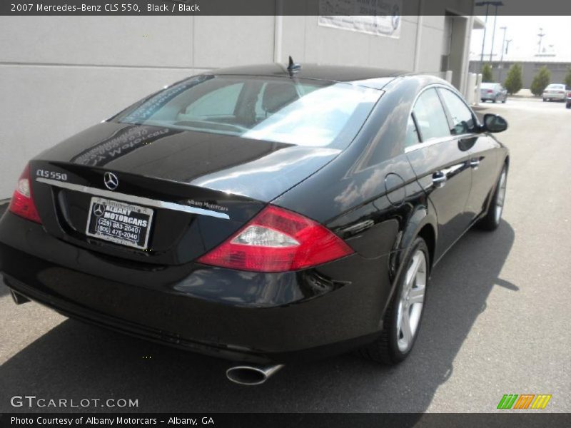 Black / Black 2007 Mercedes-Benz CLS 550