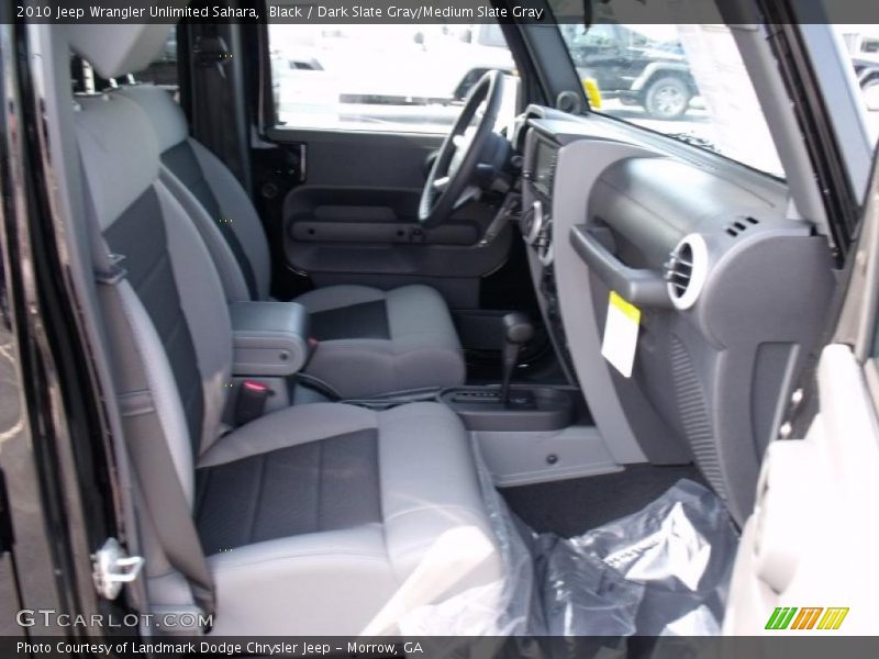 Black / Dark Slate Gray/Medium Slate Gray 2010 Jeep Wrangler Unlimited Sahara