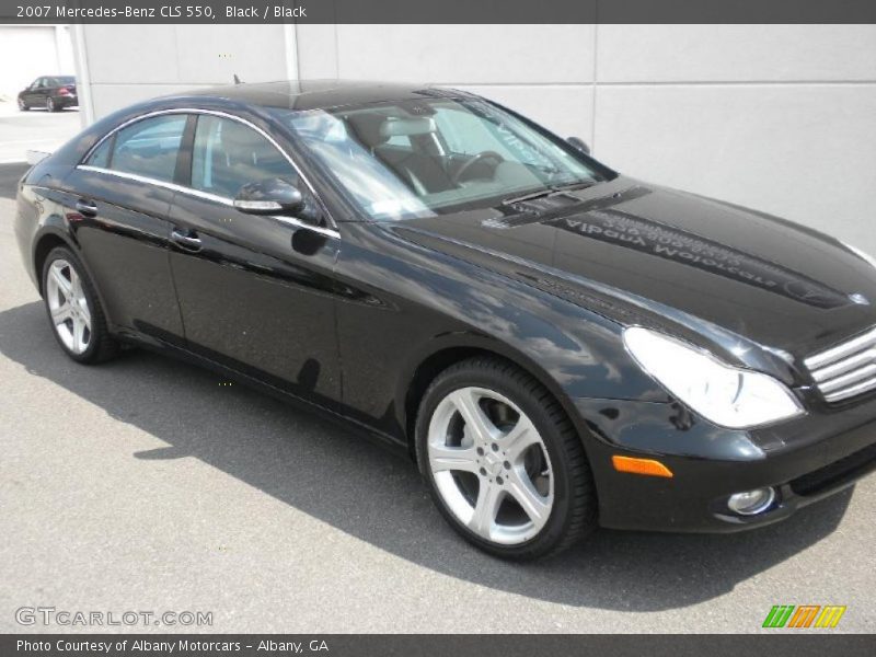 Black / Black 2007 Mercedes-Benz CLS 550