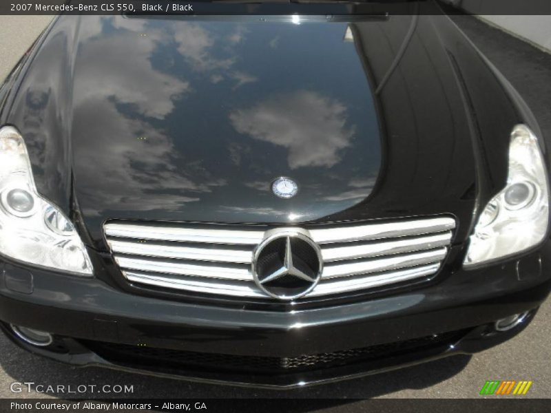 Black / Black 2007 Mercedes-Benz CLS 550