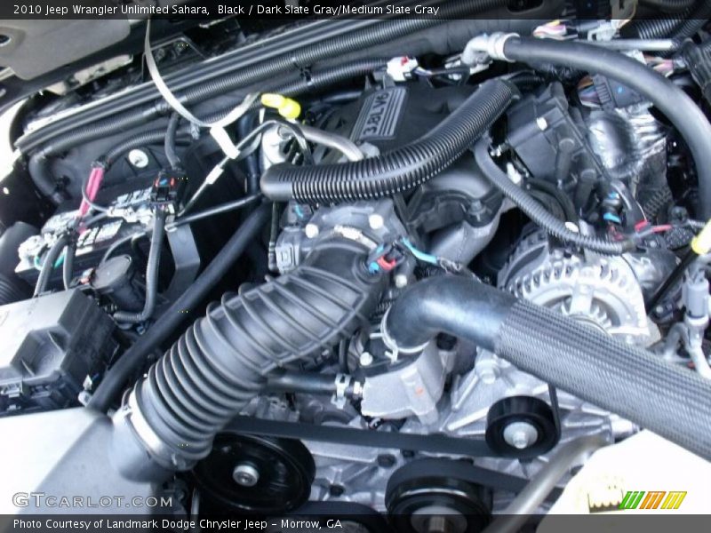 Black / Dark Slate Gray/Medium Slate Gray 2010 Jeep Wrangler Unlimited Sahara