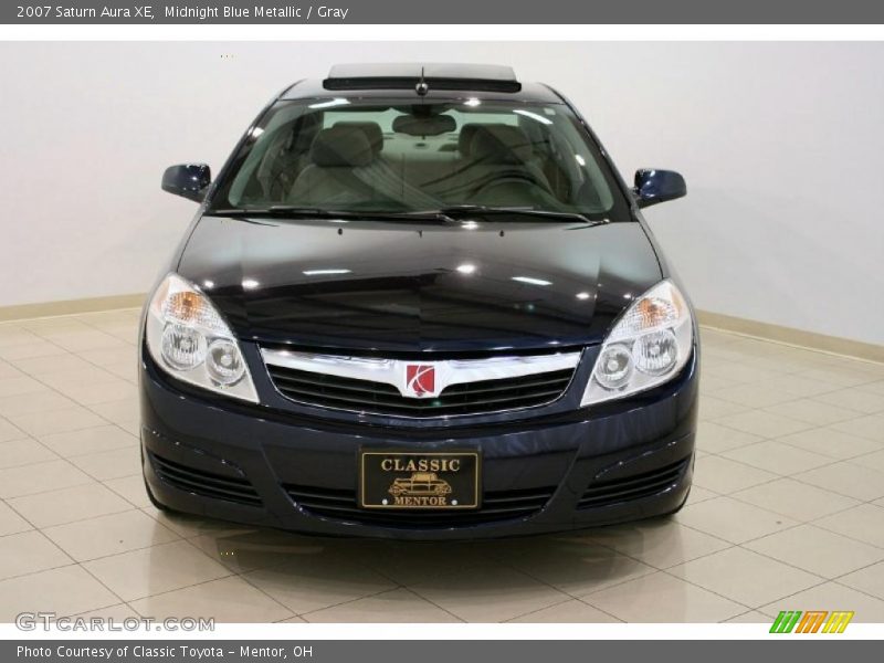 Midnight Blue Metallic / Gray 2007 Saturn Aura XE