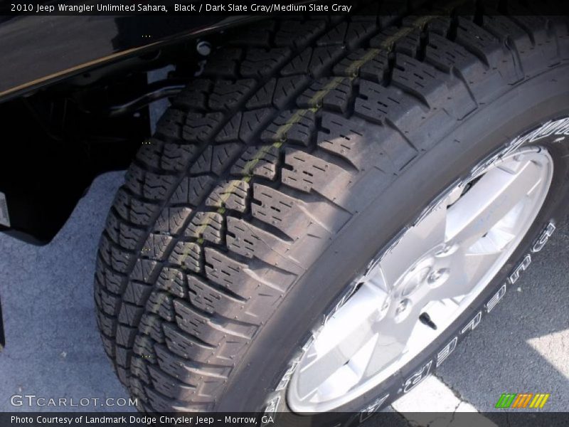 Black / Dark Slate Gray/Medium Slate Gray 2010 Jeep Wrangler Unlimited Sahara